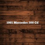 1981 Mercedes 300 Cd