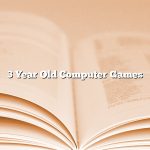 3 Year Old Computer Games