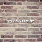 9.6 V Ni Cd Battery