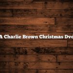 A Charlie Brown Christmas Dvd