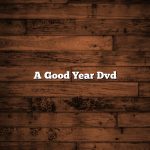 A Good Year Dvd