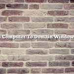 Add Computer To Domain Windows 10