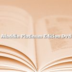 Aladdin Platinum Edition Dvd