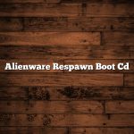 Alienware Respawn Boot Cd