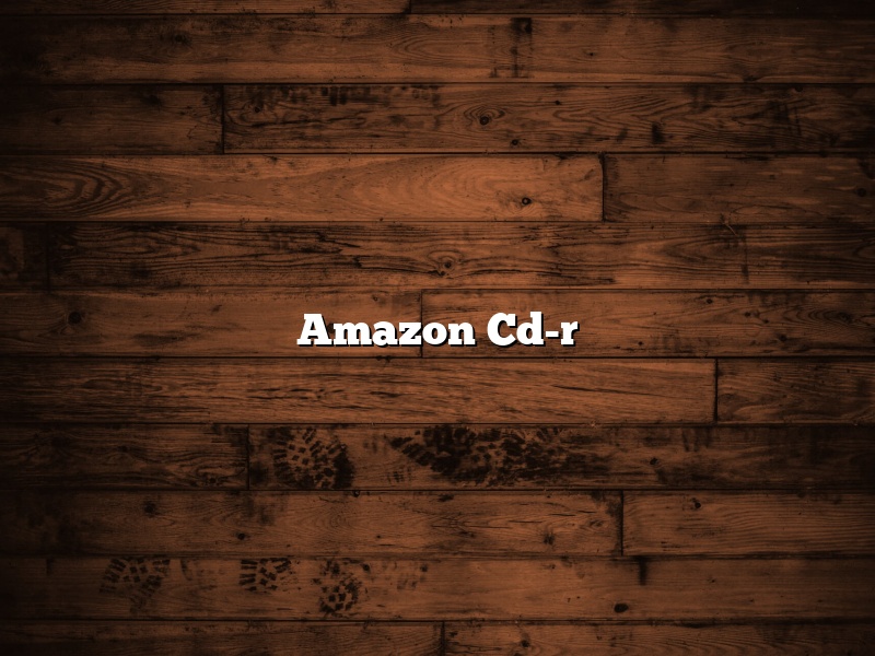 Amazon Cd-r
