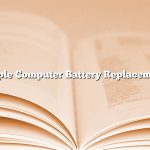 Apple Computer Battery Replacement