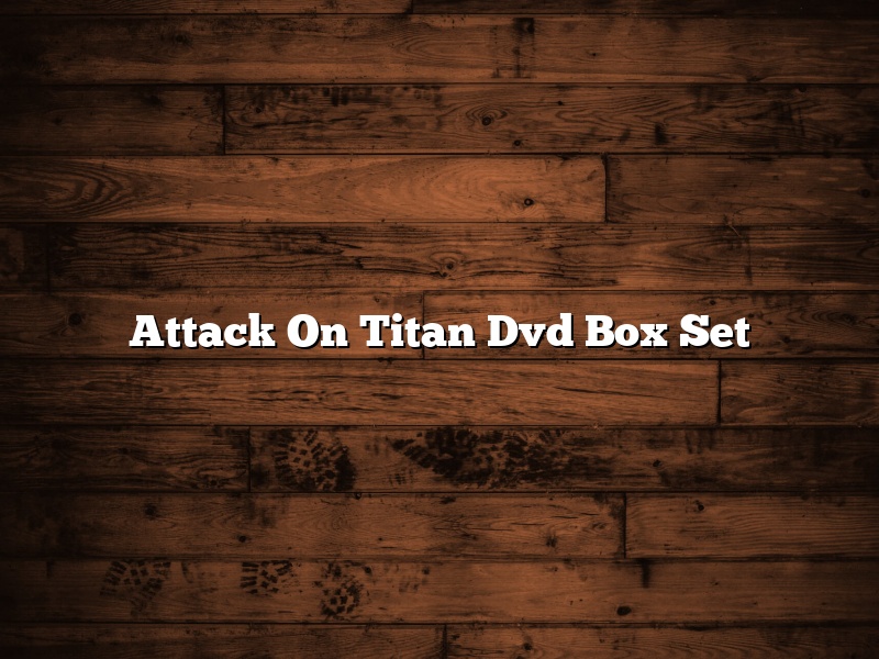 Attack On Titan Dvd Box Set