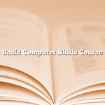 Basic Computer Skills Course