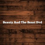 Beauty And The Beast Dvd