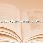 Best Buy Computer Return Policy