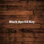 Black Ops Cd Key