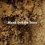 Blank Dvd Rw Discs