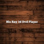 Blu Ray 3d Dvd Player