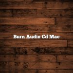 Burn Audio Cd Mac