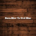 Burn.Mov To Dvd Mac