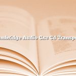 Cambridge Audio Cxc Cd Transport