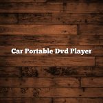 Car Portable Dvd Player