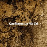 Cardizem La Vs Cd