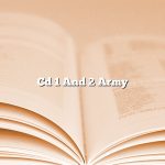 Cd 1 And 2 Army