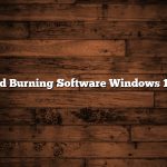 Cd Burning Software Windows 10
