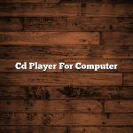 Cd Player For Computer