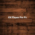 Cd Player For Pc