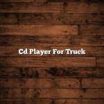 Cd Player For Truck