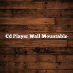 Cd Player Wall Mountable