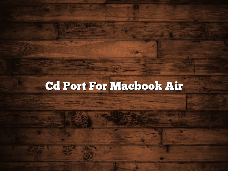 Cd Port For Macbook Air