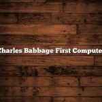 Charles Babbage First Computer