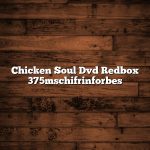 Chicken Soul Dvd Redbox 375mschifrinforbes