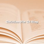 Christian Dior Cd Ring