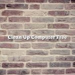 Clean Up Computer Free