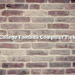 College Football Computer Pick