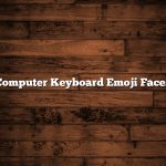 Computer Keyboard Emoji Faces