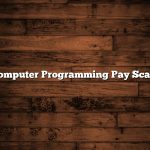 Computer Programming Pay Scale