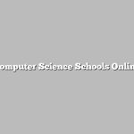 Computer Science Schools Online
