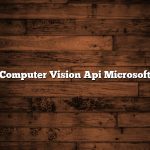 Computer Vision Api Microsoft