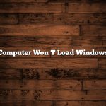 Computer Won T Load Windows