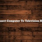 Connect Computer To Television Hdmi