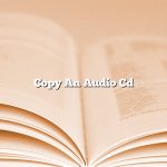 Copy An Audio Cd