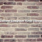 Current Computer Virus Threat
