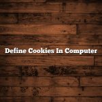 Define Cookies In Computer