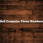 Dell Computer Phone Numbers