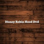 Disney Robin Hood Dvd