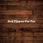 Dvd Players For Pcs