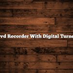 Dvd Recorder With Digital Turner