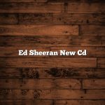 Ed Sheeran New Cd