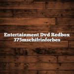 Entertainment Dvd Redbox 375mschifrinforbes