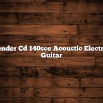 Fender Cd 140sce Acoustic Electric Guitar